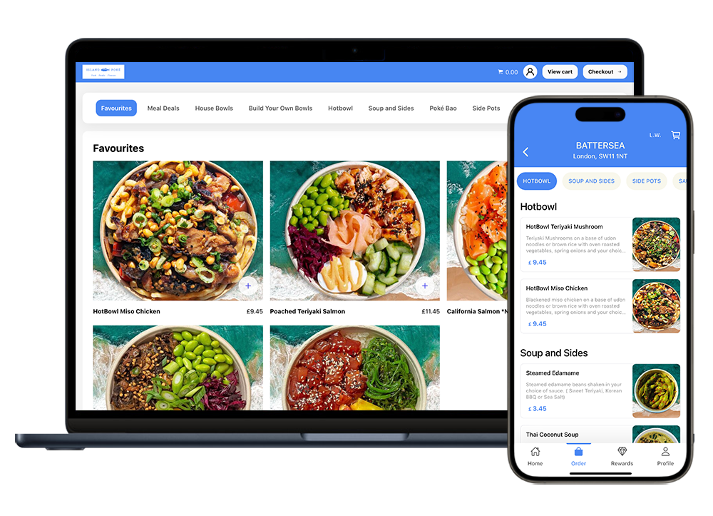 Web and mobile ordering