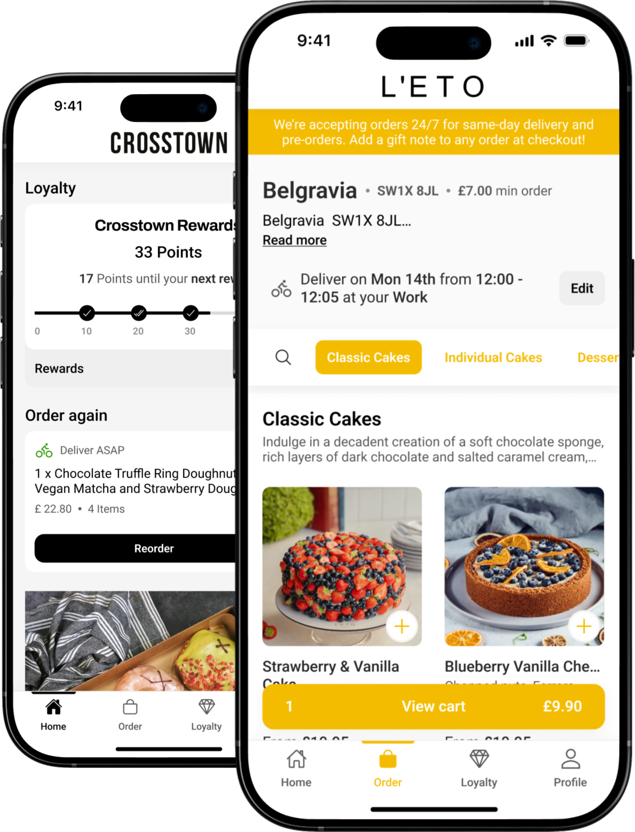 Online ordering system for restaurant Honi Poke