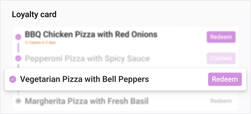 Pizza loyalty marketing — design your own rewards and campaigns in Slerp