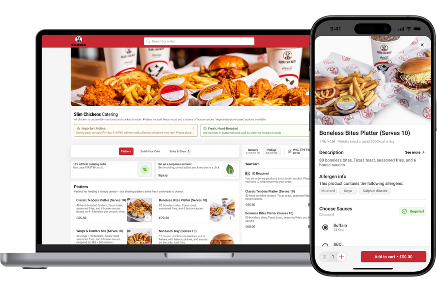 Slerp branded storefront